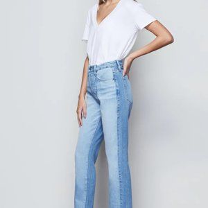 Good American GOOD BOY TWO-TONE jeans